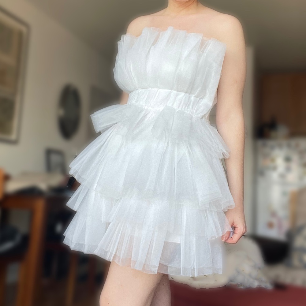 Tulle Mini Party Bachelorette Dress